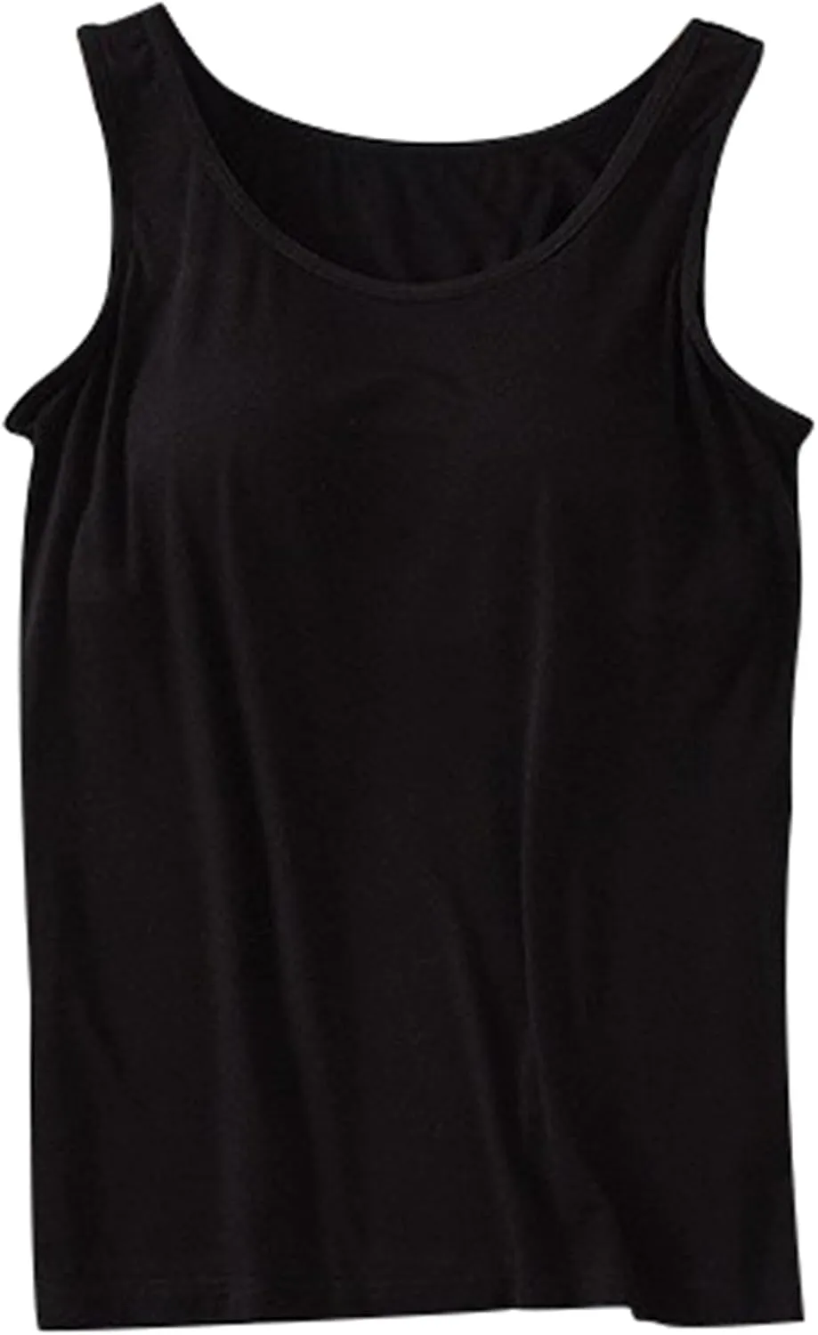 Summer Tank Tops for Women Built in Bra Spaghetti Strap Workout Yoga Shirts Basic Padded Tank Tops 2025 Clothes