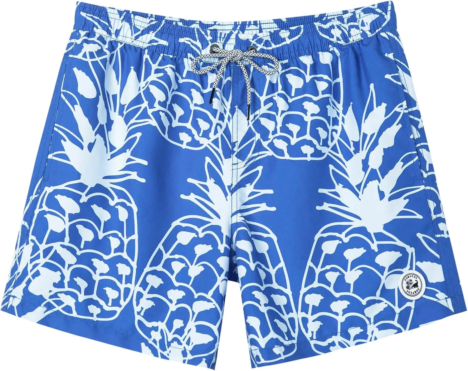 SURF CUZ Mens Swim Trunks 5 Inch Swim Shorts Quick Dry Bathing Suits for Men Beach Shorts Mesh Lining Swimming Trunks