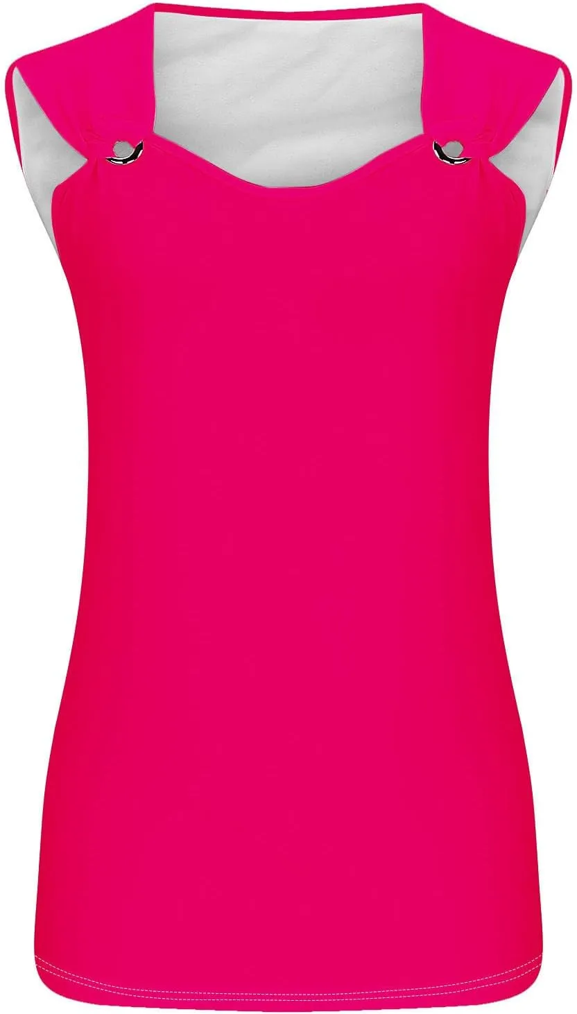 Tank Tops for Women 2025 Casual Solid Color Sleeveless V Neck Tunics Top Summer Vacation Fashion Loose Camisole Tank