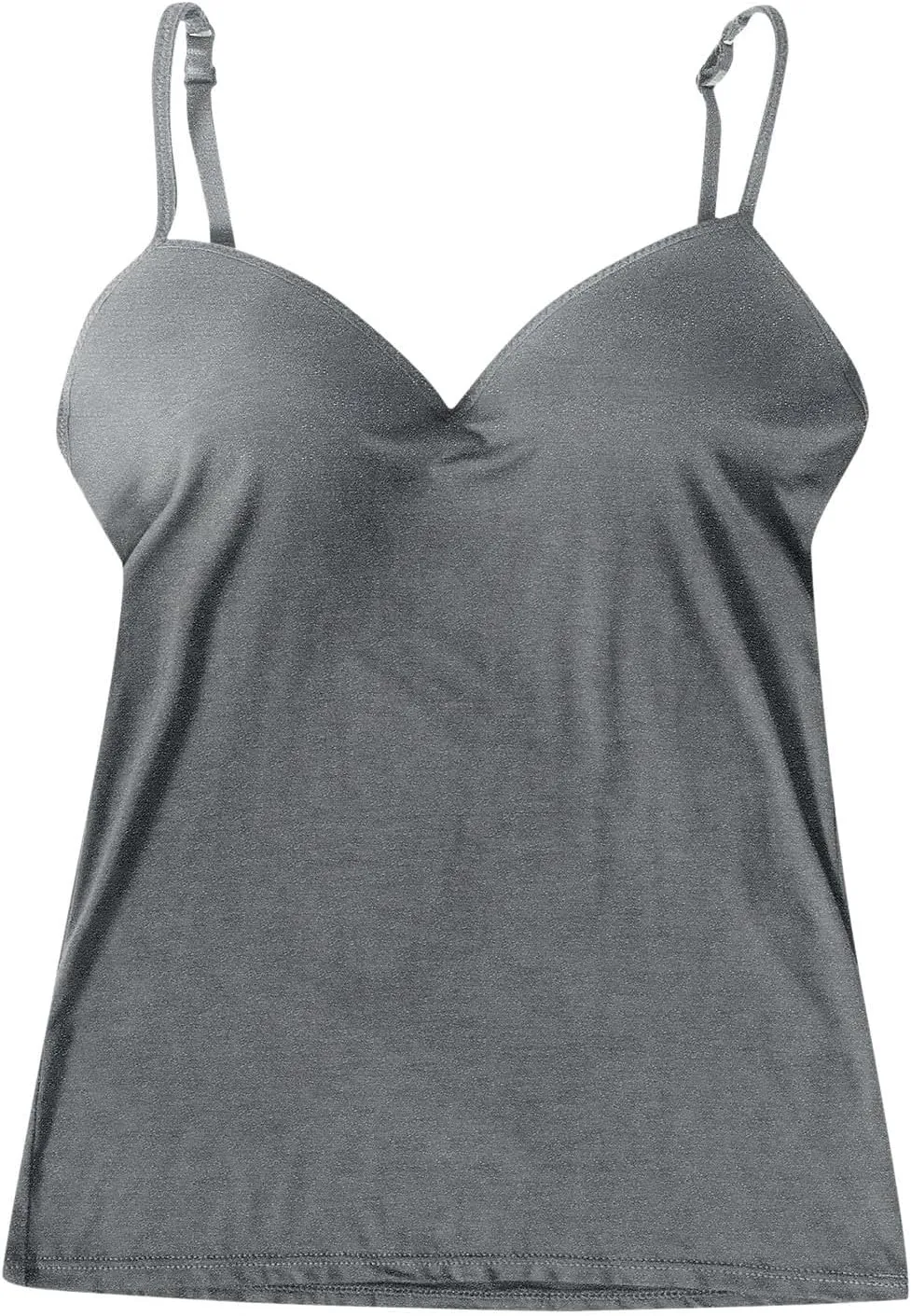 Tank Tops with Built in Bras for Women 2025 Camisole Shelf Bras Racerback Undershirts Summer Workout Padded Cami Tube Tops