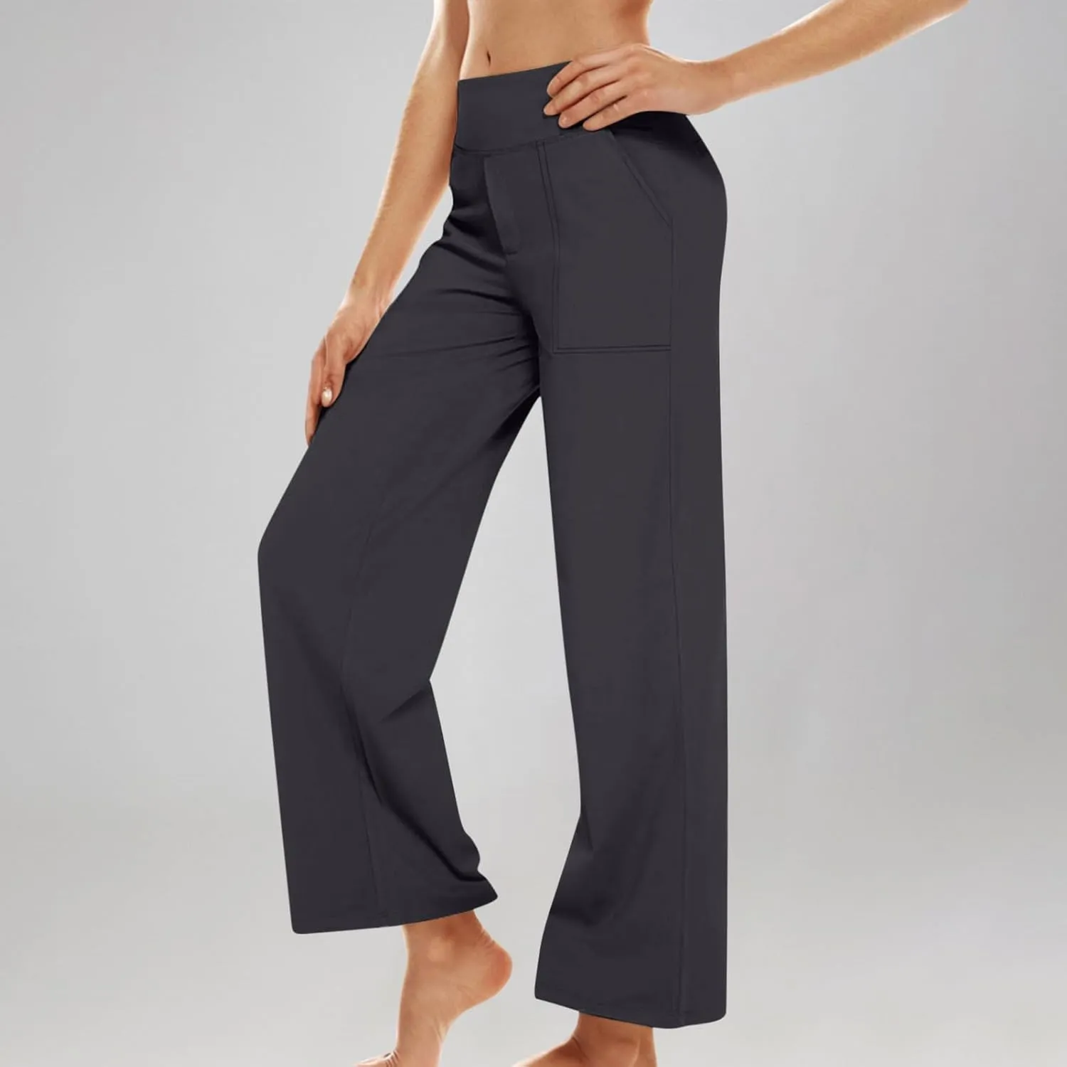 TARIENDY Yoga Pants Women 2025 Wide Leg Pants High Waist Stretch Dressy Casual Sweatpants Loose Comfy Workout Trousers