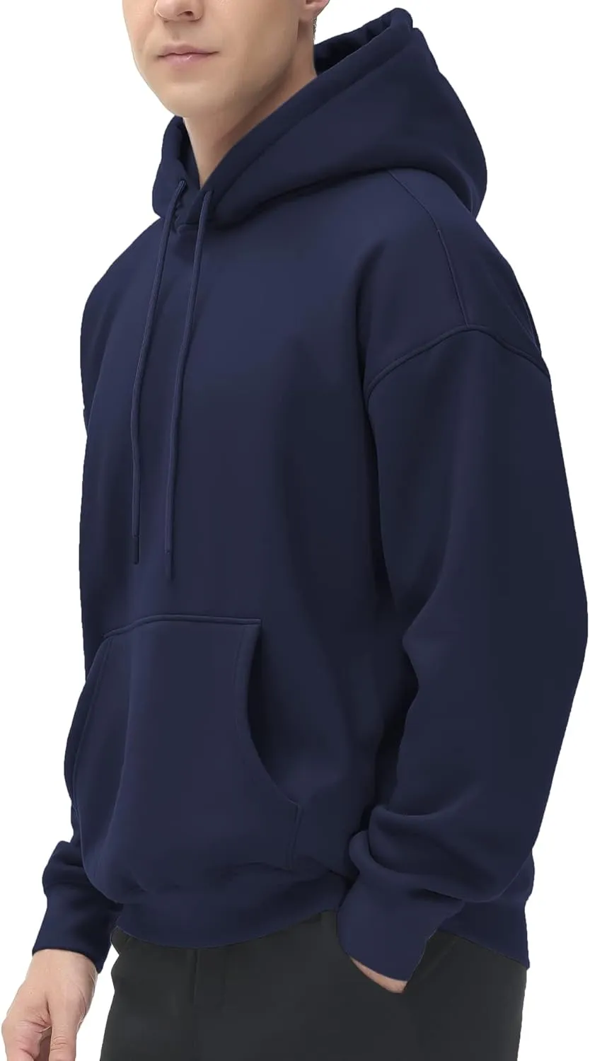 THE GYM PEOPLE Men's Fleece Pullover Hoodie Loose Fit Ultra Soft Hooded Sweatshirt With Pockets