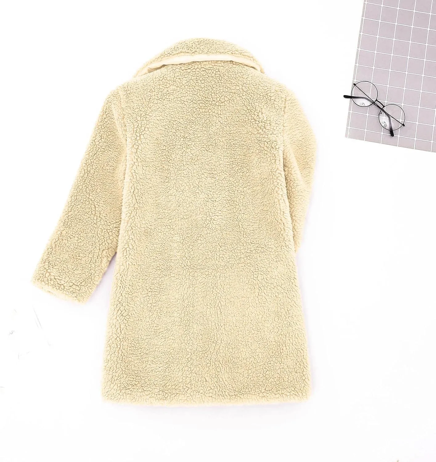Toddler Kids Duffle Overcoat Winter Windproof Thicken Coat Jacket Warm Fleece Outerwear for Boys Girls Trench Coat