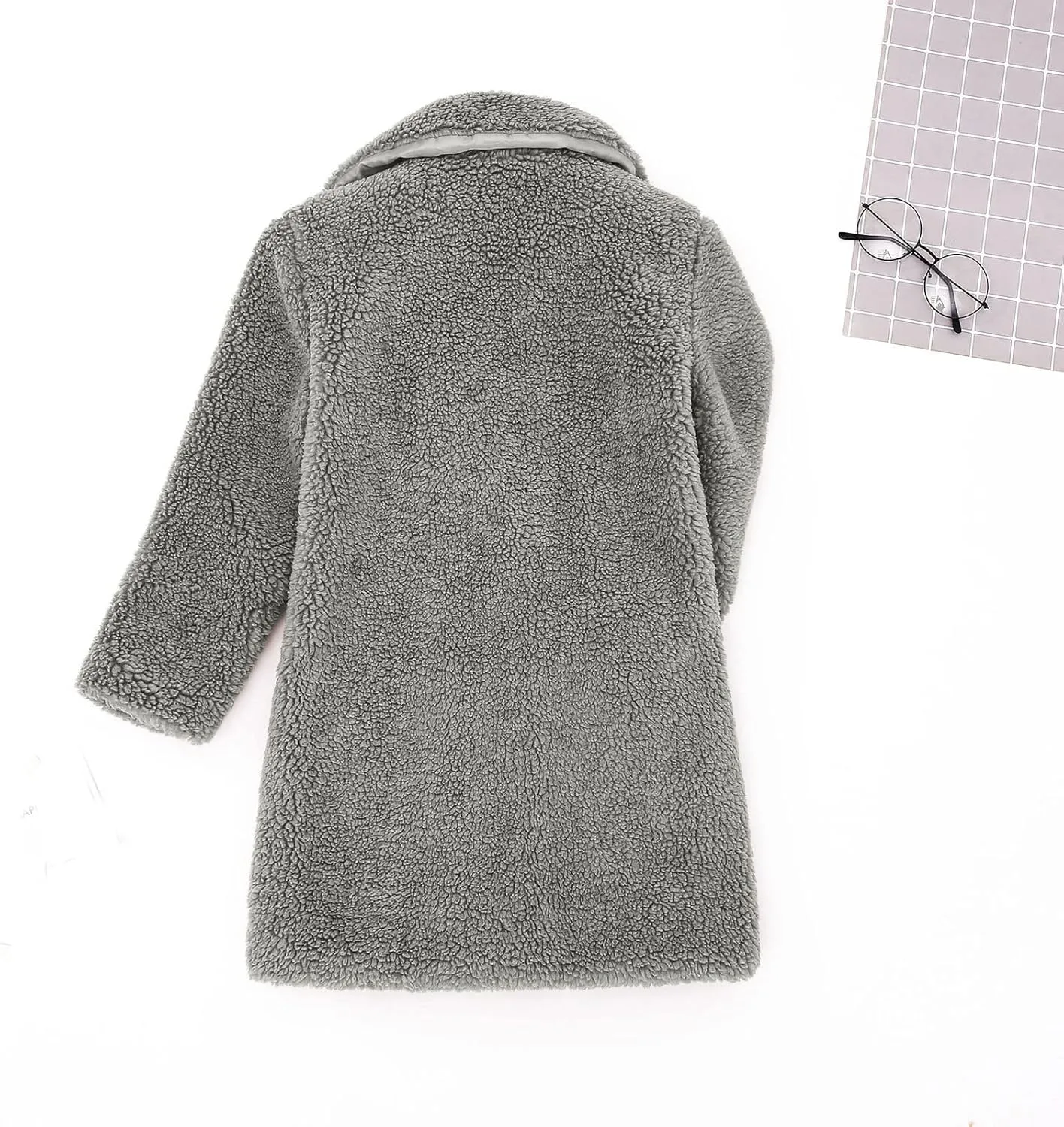 Toddler Kids Duffle Overcoat Winter Windproof Thicken Coat Jacket Warm Fleece Outerwear for Boys Girls Trench Coat
