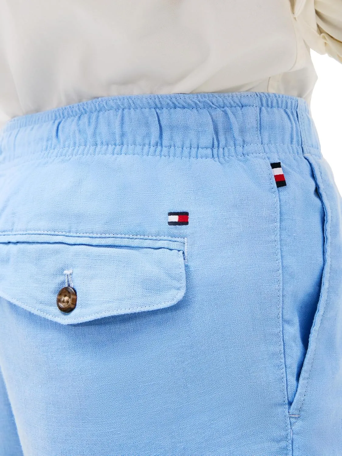 Tommy Hilfiger Men's Summer Linen Shorts 10 Inch in Relaxed Fit