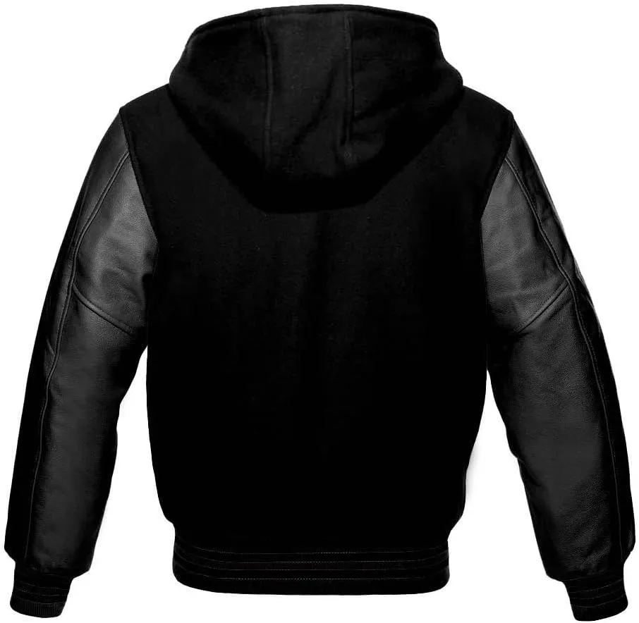 Varsity Jacket Baseball Letterman Jacket Wool and Leather All Color Hoodie & Basketball Jackets