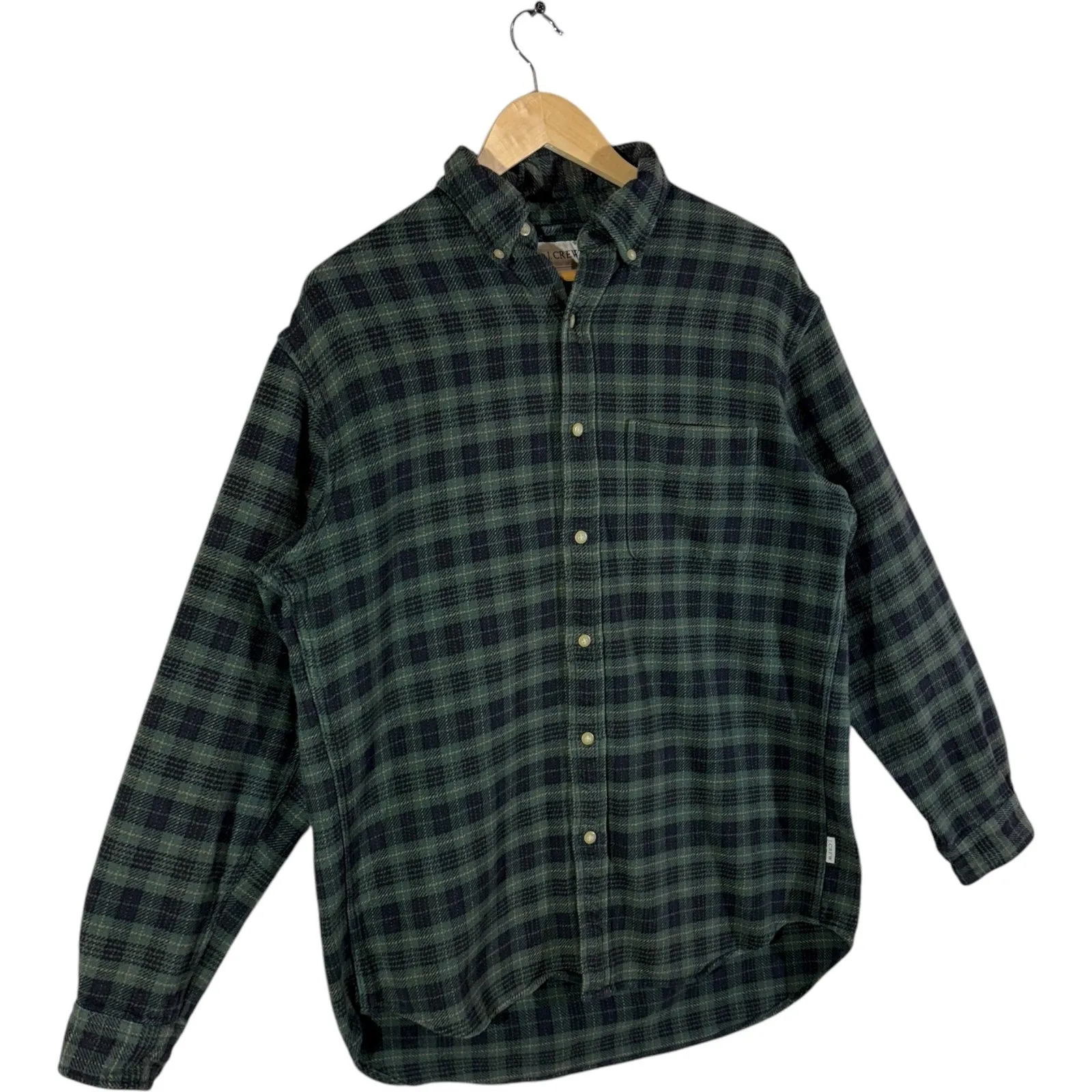Vintage J. Crew Plaid Flannel Long Sleeve Button Up