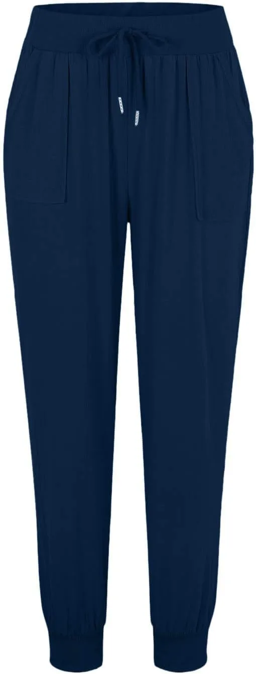 Wide Leg Linen Pants for Women High Waist Casual Loose Fit Summer Lightweight Jogger Palazzo Trouser with Pockets