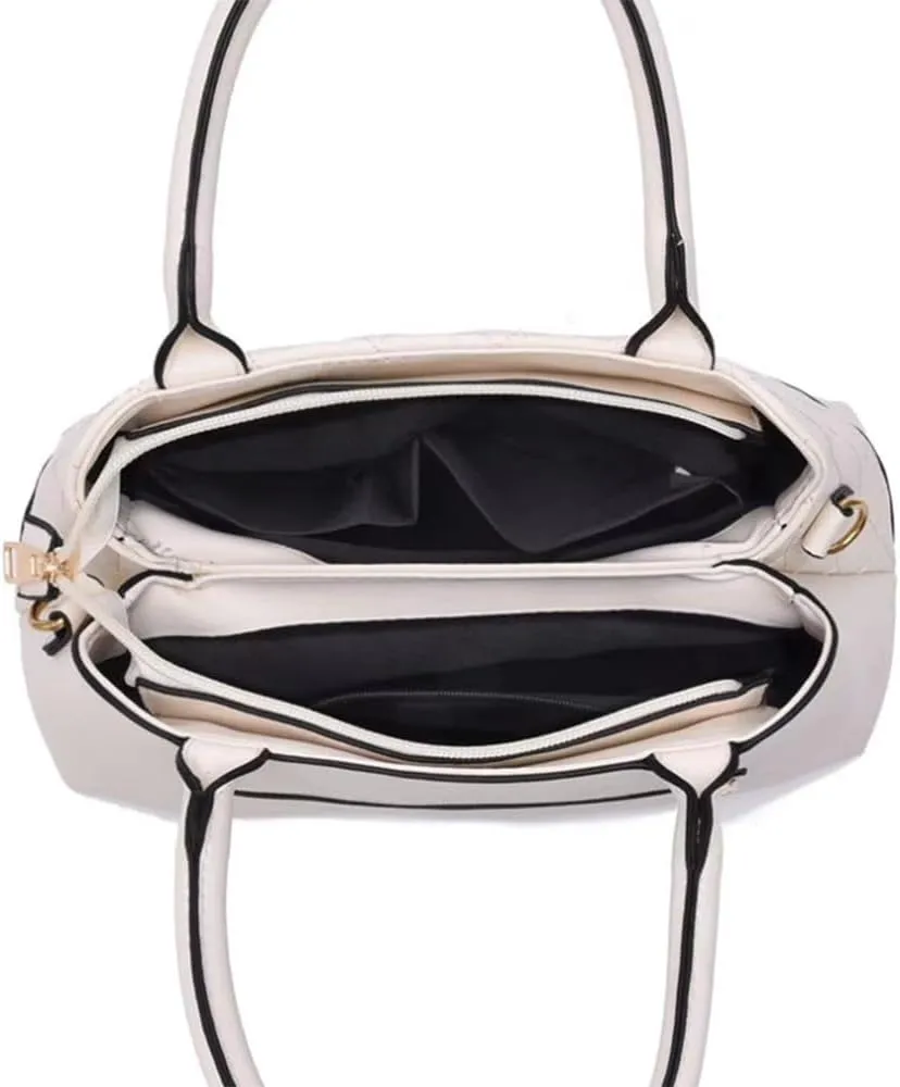 Women Bowknot Top Handle Handbag Purse PU Leather Satchel Shoulder Bags Wallet