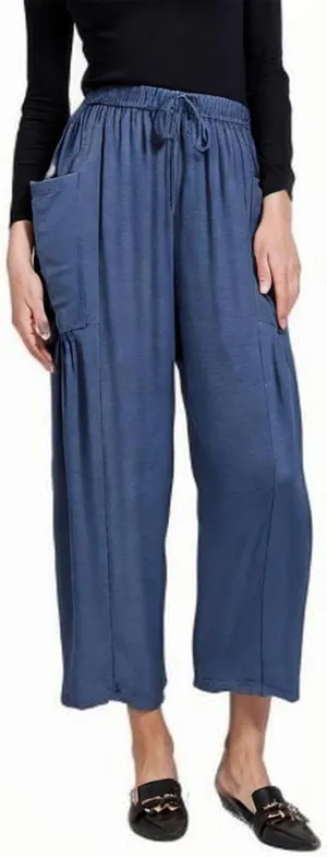 Women Linen Baggy Harem Pants Summer Drawstring Casual Beach Pant 2025 Vacation Wide Leg Lounge Trousers with Pockets