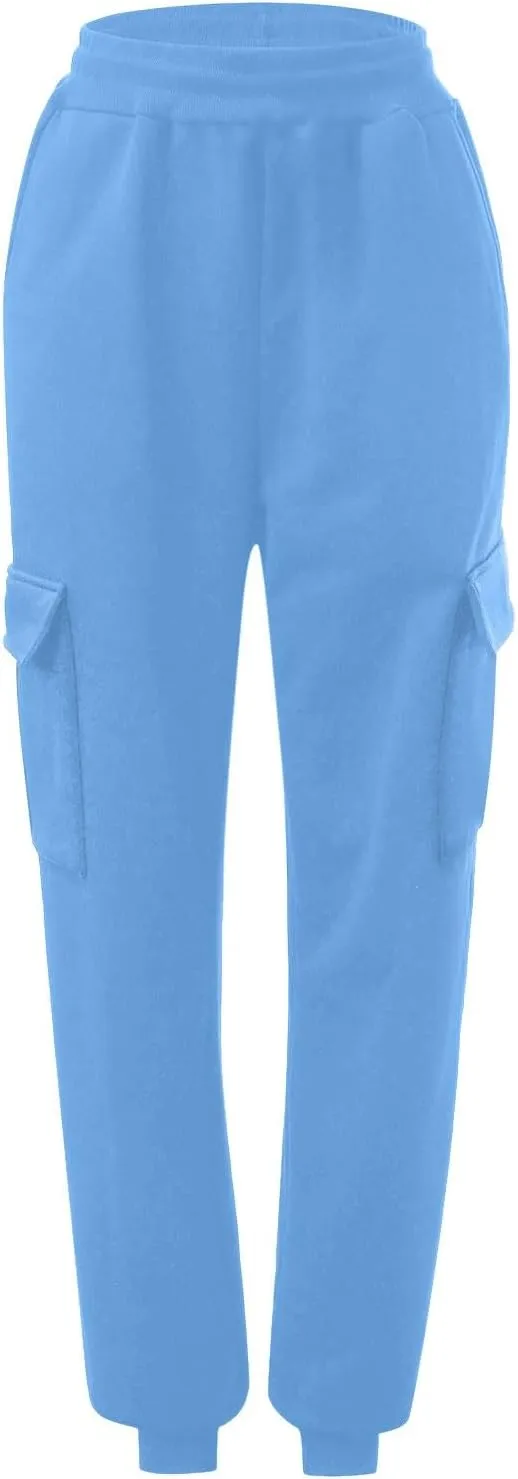 Women Linen Blend Summer Striped Palazzo Pants Elastic Waist Ankle Length Loose Fit Pants Trendy
