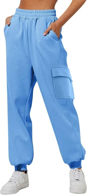Women Linen Blend Summer Striped Palazzo Pants Elastic Waist Ankle Length Loose Fit Pants Trendy