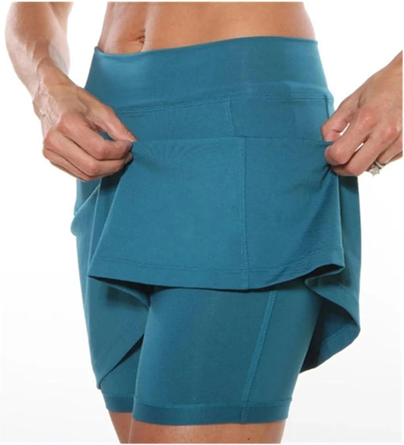 Women Skorts with Pockets Golf Tennis Skirt High Waisted Athletic Skort Casual Summer Mini Skirt with Shorts