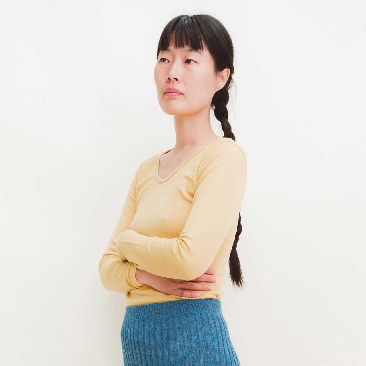 Women's 100% Organic Merino Wool Long Sleeve Top (XS-L) *AW24 Limited Edition