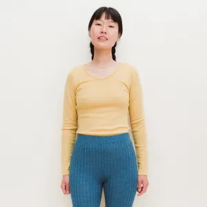 Women's 100% Organic Merino Wool Long Sleeve Top (XS-L) *AW24 Limited Edition
