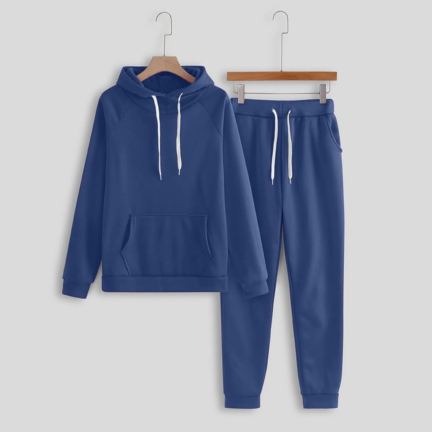 Women's 2024 Fall Two Piece Outfits Long Sleeve V Neck Cute Clothes Pullover Tops and Long Pants Sweatsuit