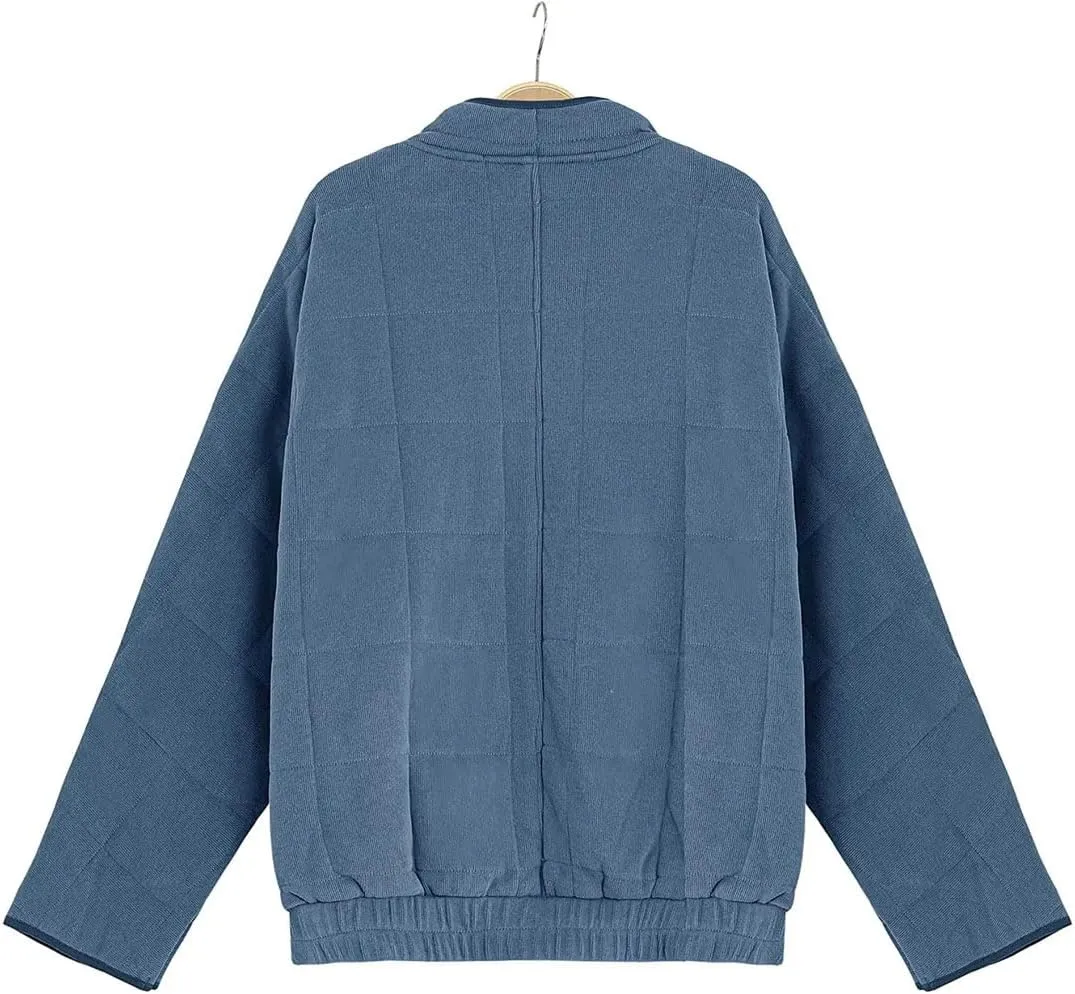 Women's Coat Jacket Cotton Padded Warm Quilted Outwear