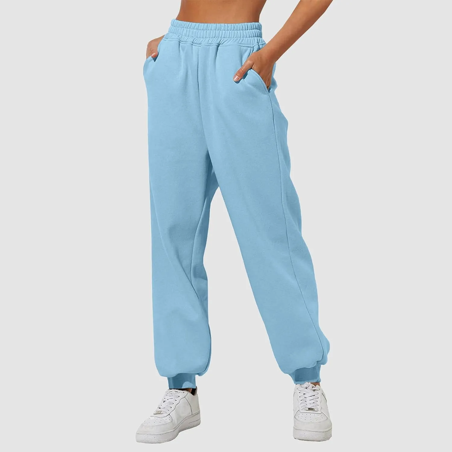 Womens Linen Blend Summer Floral Palazzo Pants High Waist Stretchy Straight Slim Fit Palazzo Lounge Pants Travel