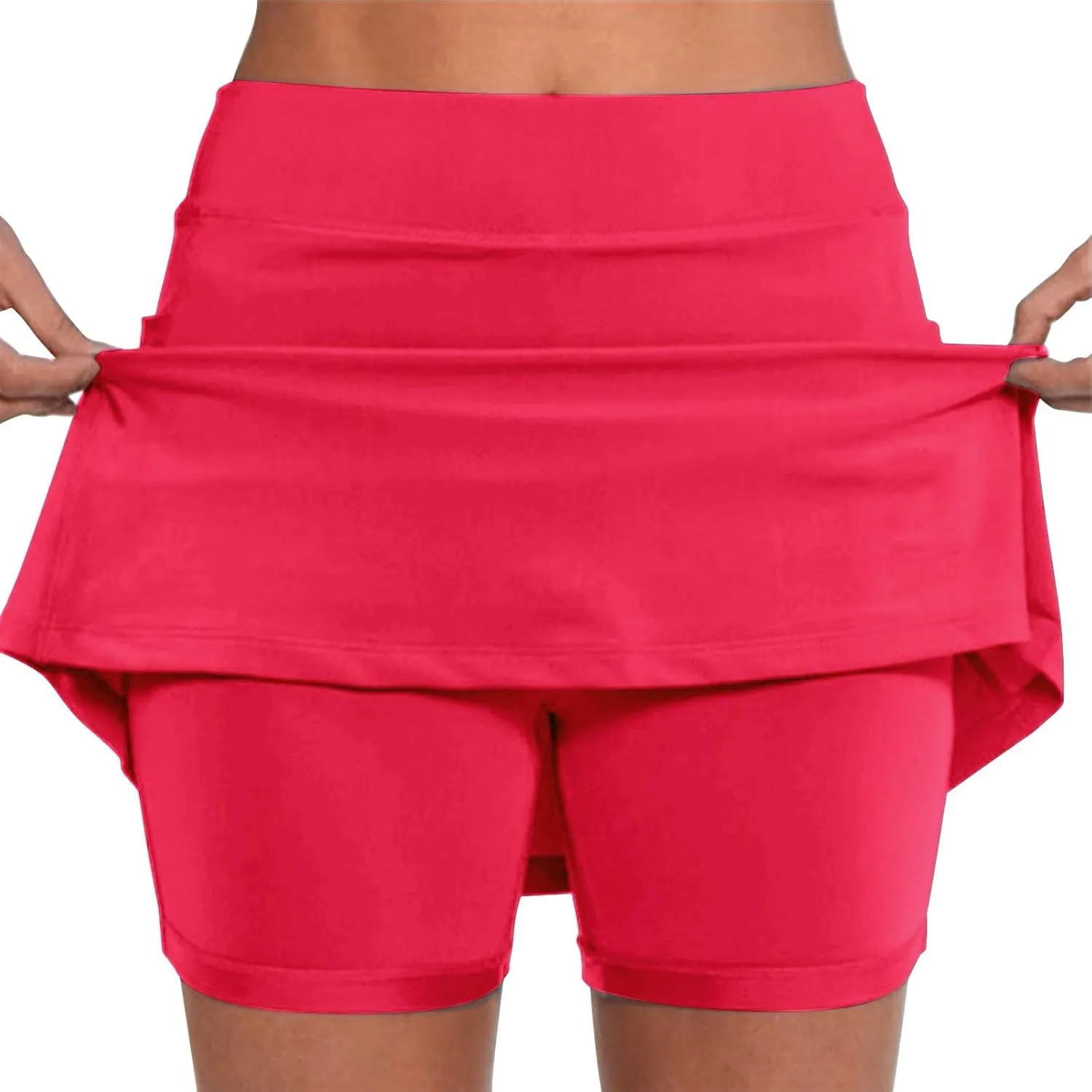 Women's Mini Tennis Skirt with Shorts 2025 Athletic Workout Cute Golf Skorts Trendy Summer Gym Clothes for Casual