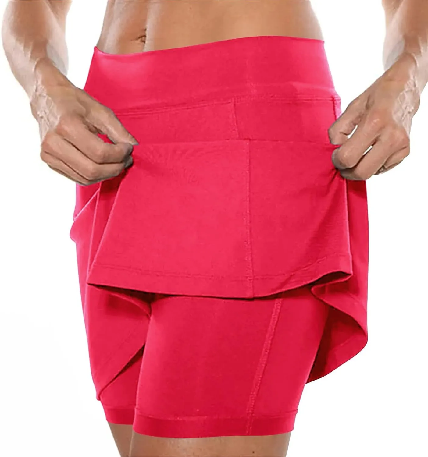 Women's Mini Tennis Skirt with Shorts 2025 Athletic Workout Cute Golf Skorts Trendy Summer Gym Clothes for Casual