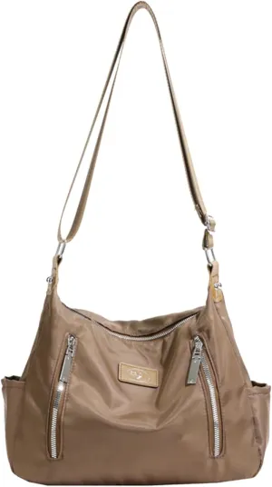 Women's Nylon Crossbody Bag - Waterproof, Lightweight Top Handle Casual Handbag & Messenger Bag