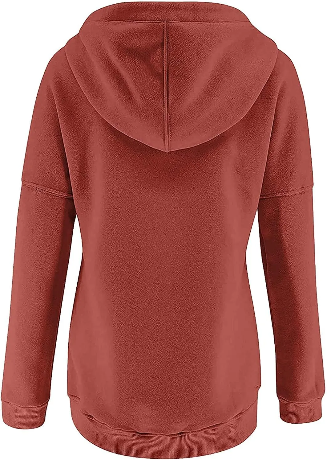 Women's Oversized Sweatshirt Button Down Hoodies for Women Long Sleeve Pullover Drawstring Y2k Hoodie Sweater