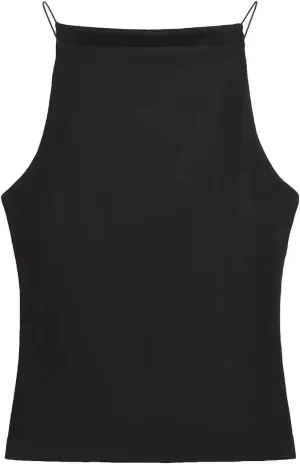 Women's Square Neck Tank Top Casual Sleeveless Slim Fit Solid Color Camisole
