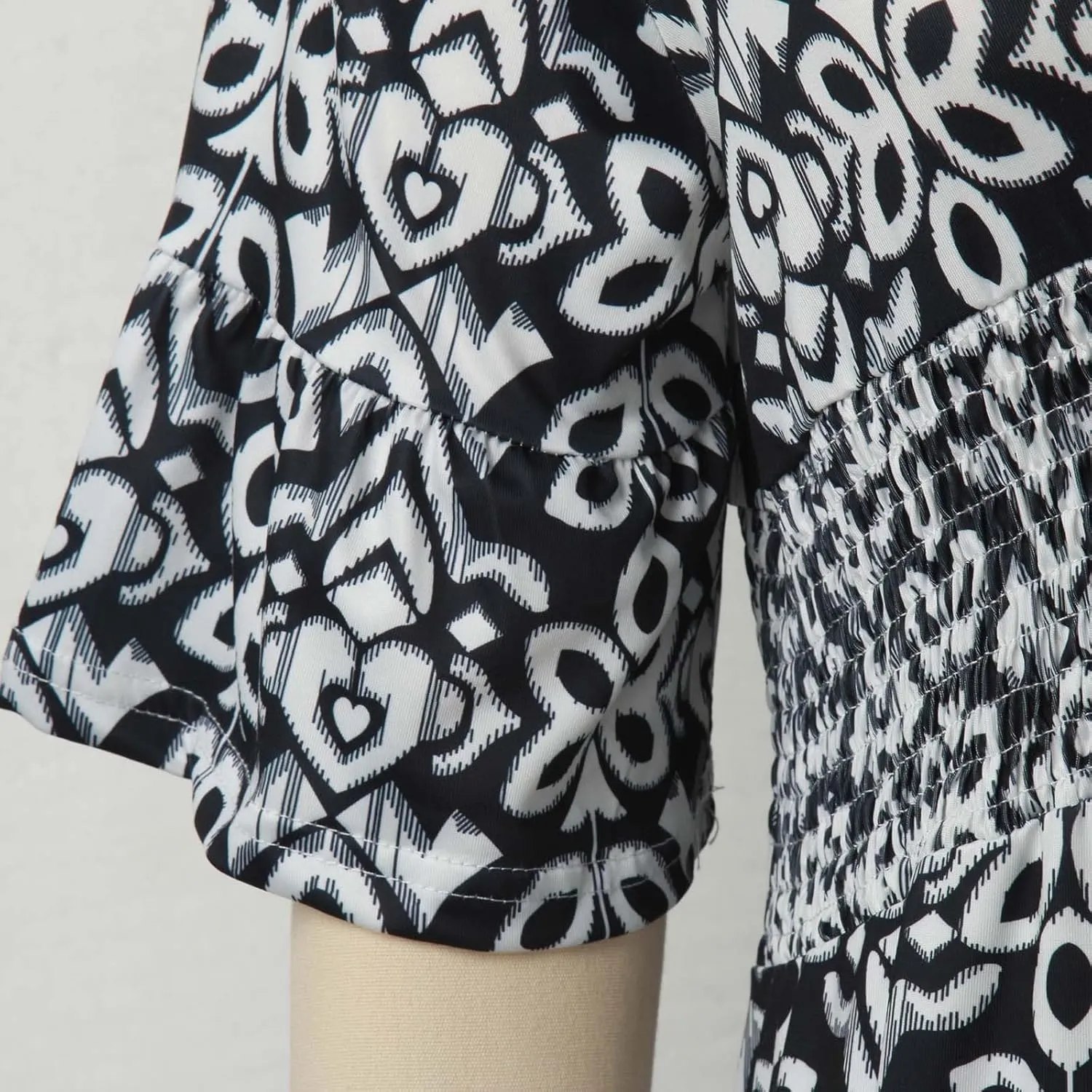 Womens Summer Maxi Dresses V Neck Floral Print Long Swing Dress 3/4 Sleeve Loose Casual Boho Beach Sun Dress