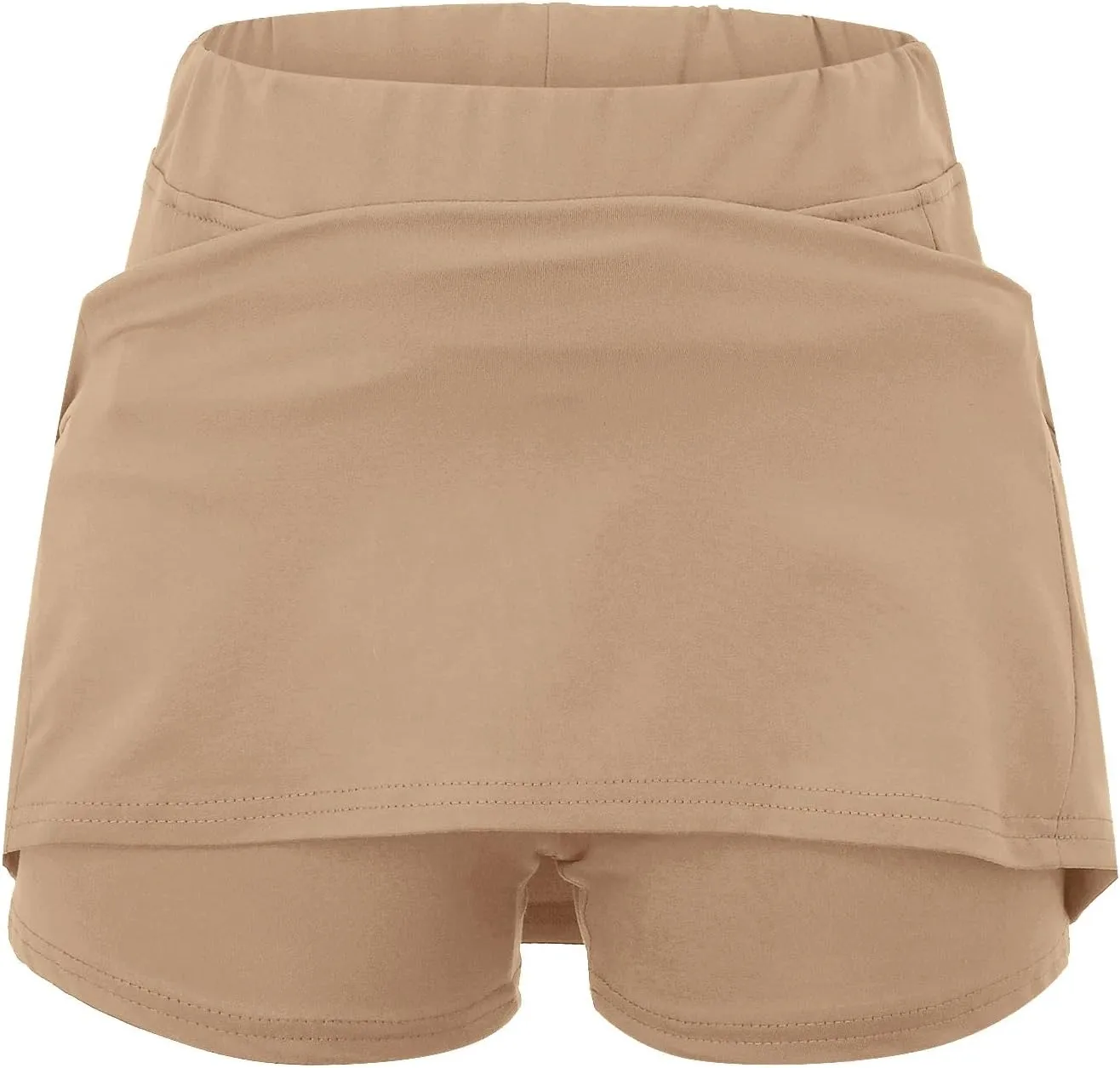 Women's Trendy Hiking Cargo Skort Skirt High Waisted Golf Casua Workout Sport Skirts with Pockets Build in Shorts