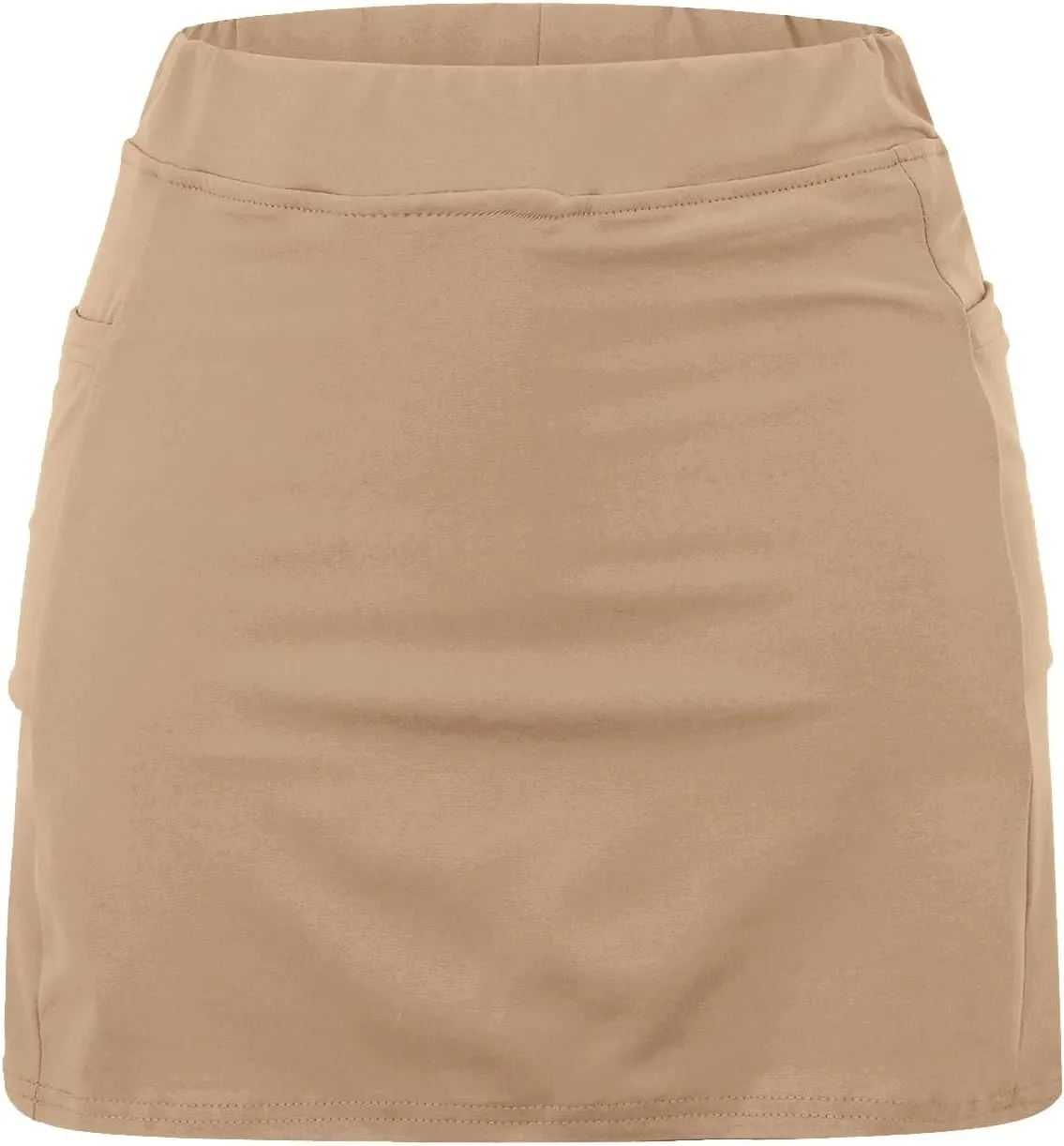 Women's Trendy Hiking Cargo Skort Skirt High Waisted Golf Casua Workout Sport Skirts with Pockets Build in Shorts