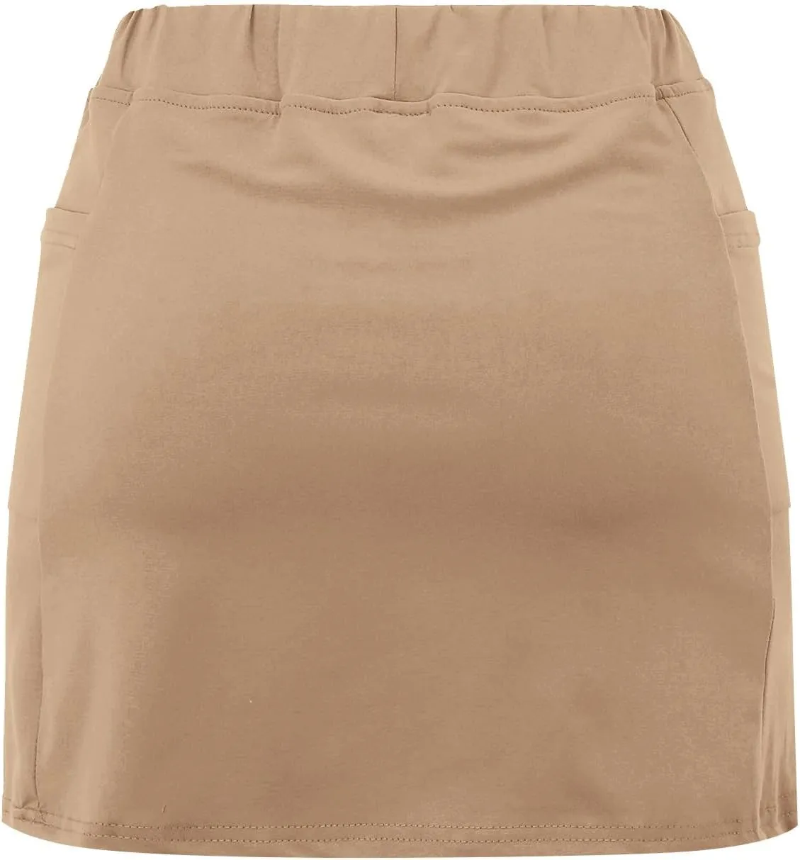 Women's Trendy Hiking Cargo Skort Skirt High Waisted Golf Casua Workout Sport Skirts with Pockets Build in Shorts