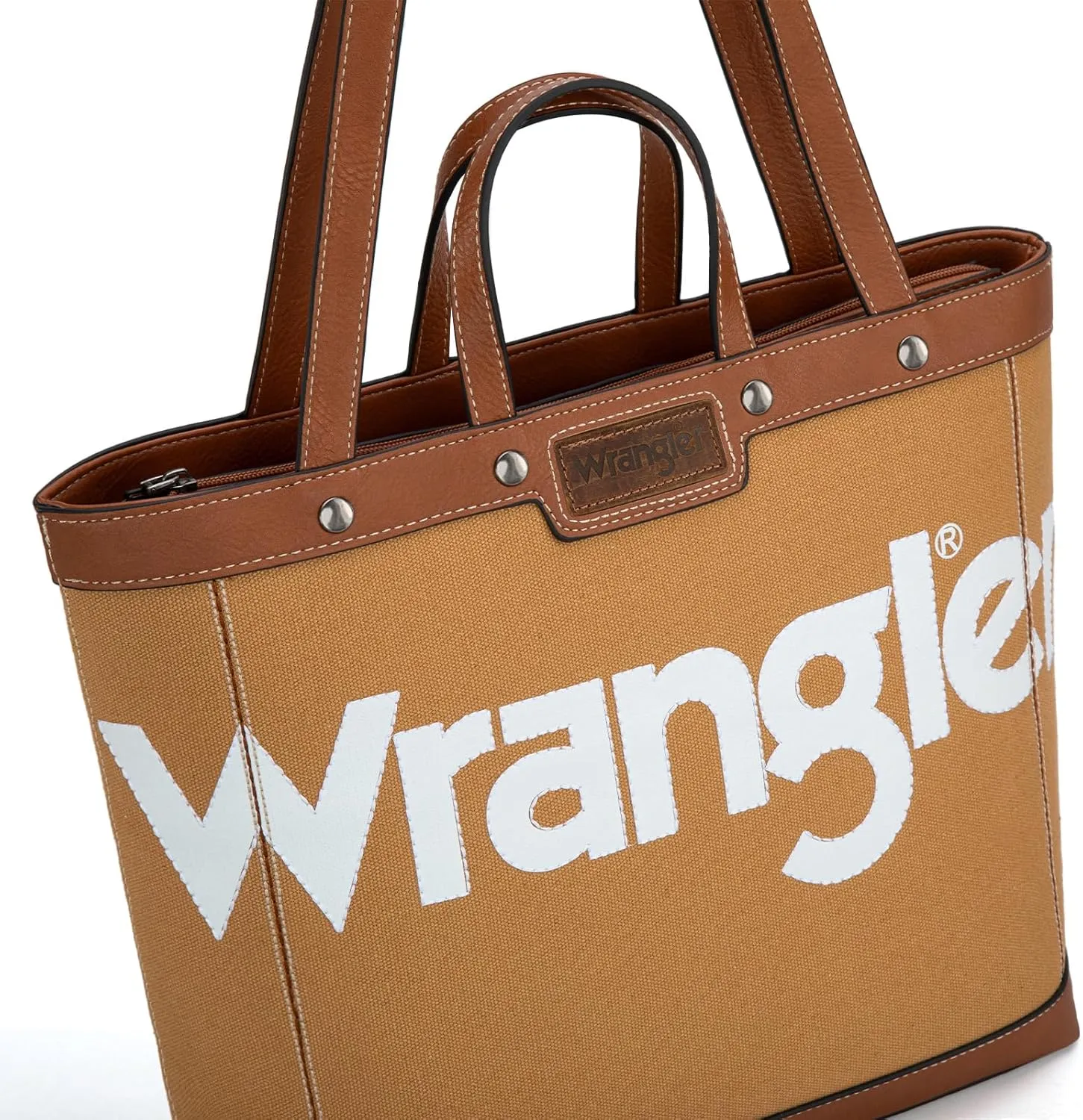 Wrangler Tote Bag for Women Vintage Top Handle Handbags and Shoulder Bag