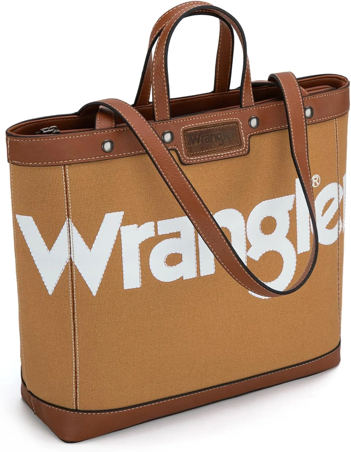Wrangler Tote Bag for Women Vintage Top Handle Handbags and Shoulder Bag