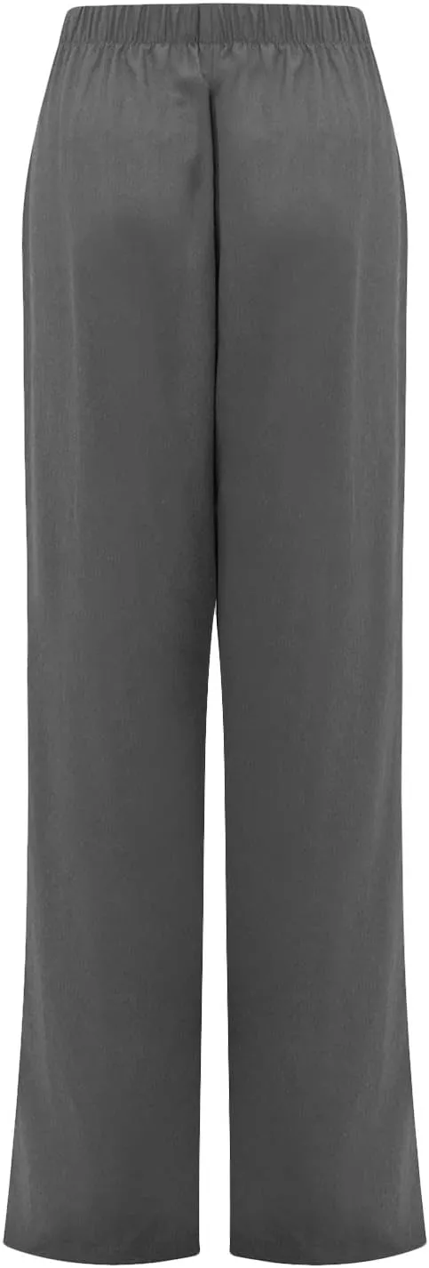 XUNRYAN Women's Capris Cotton Linen Pants Summer Casual Workout Comfy Lounge Pegged Palazzo Pants Trousers with Pockets