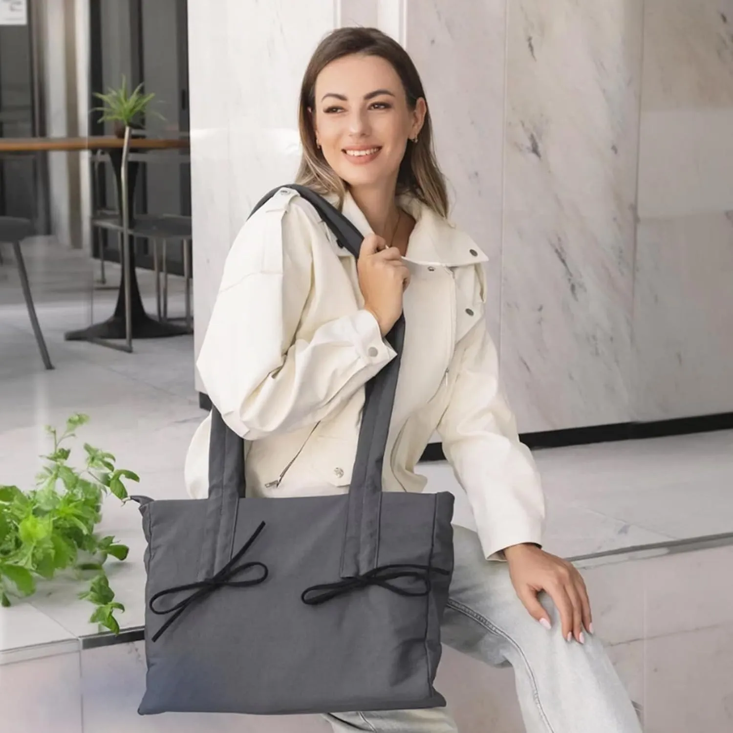 Zando Leather Jacket Women Oversized Motorcycle Biker Jacket Women Outfits Clothes for Women Bomber Jacket Faux Fall Fashion