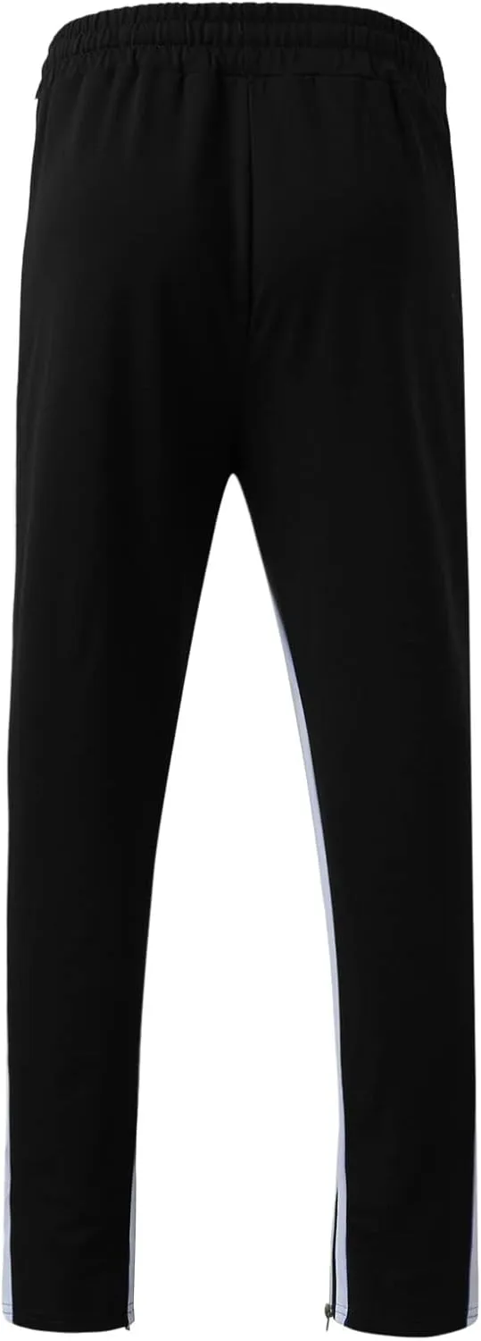 ZYXTIM Big and Tall Men Cargo Jogger Sweat Pants Slim-Fit Basic Active Casual Tapered Sweatpants with Pockets
